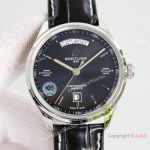 Swiss Copy Breitling Premier Day&Date Automatic Watch Black Leather Strap 40mm